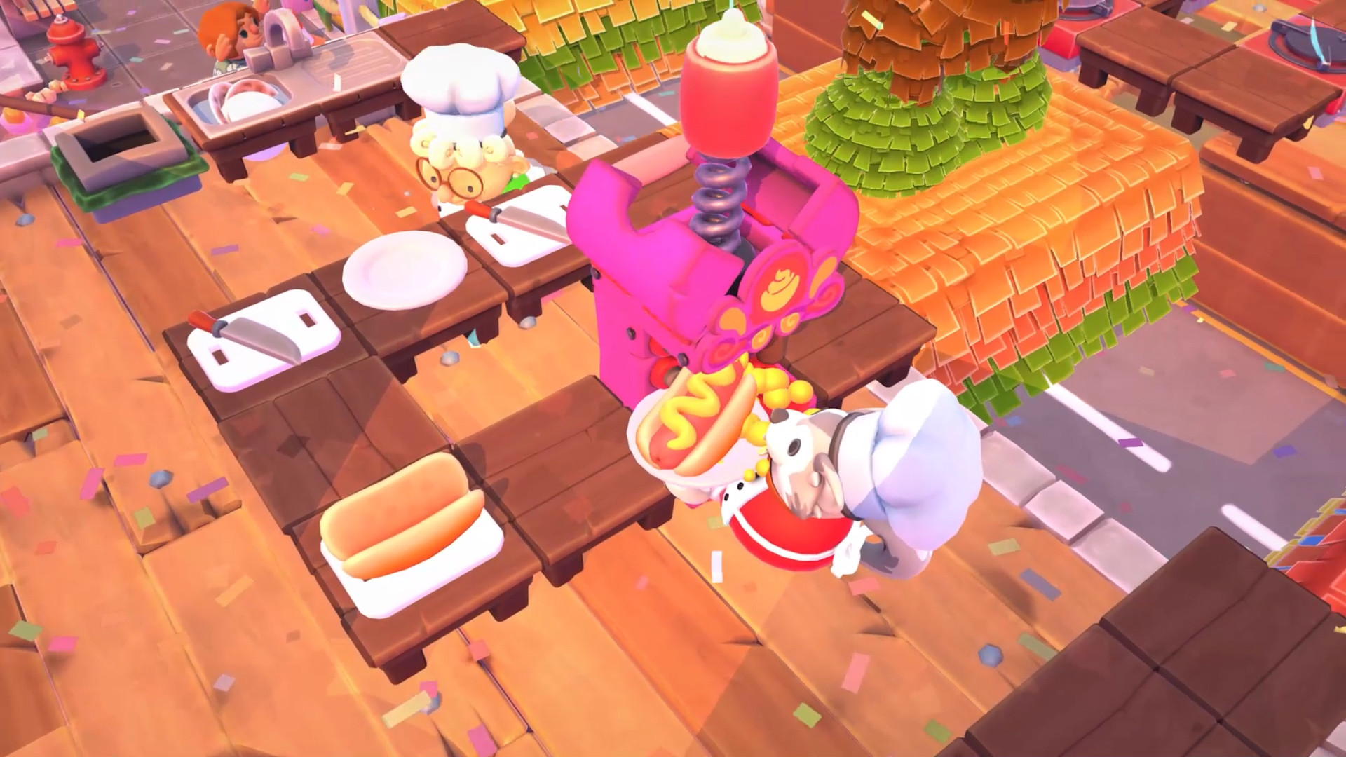 《煮糊了2 分手厨房2 Overcooked2》Switch美版中文版NSP下载 – 含1.0.19补丁+5DLC-星玥资源网