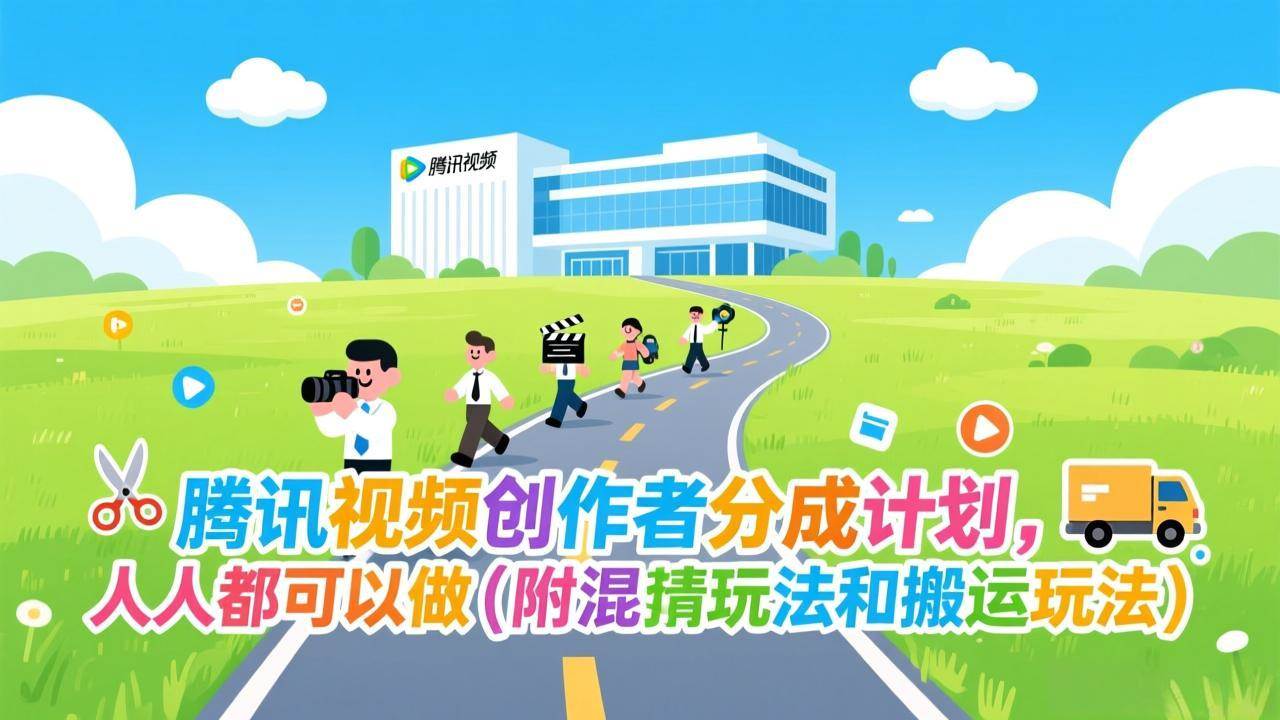 （17137期）腾讯视频创作者分成计划，人人都可以做（附混剪玩法和搬运玩法）-星玥资源网