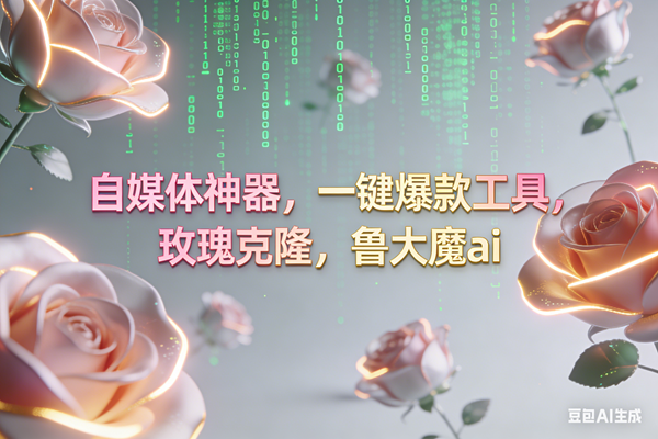 （16957期）ai鲁大魔，自媒体必备的软件，玫瑰克隆神器，一键爆款，详细教程-星玥资源网