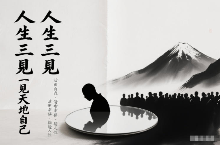 人生三见一见天地见众生见自己，活出自我拥有清晰幸福人生，搞透人性-星玥资源网