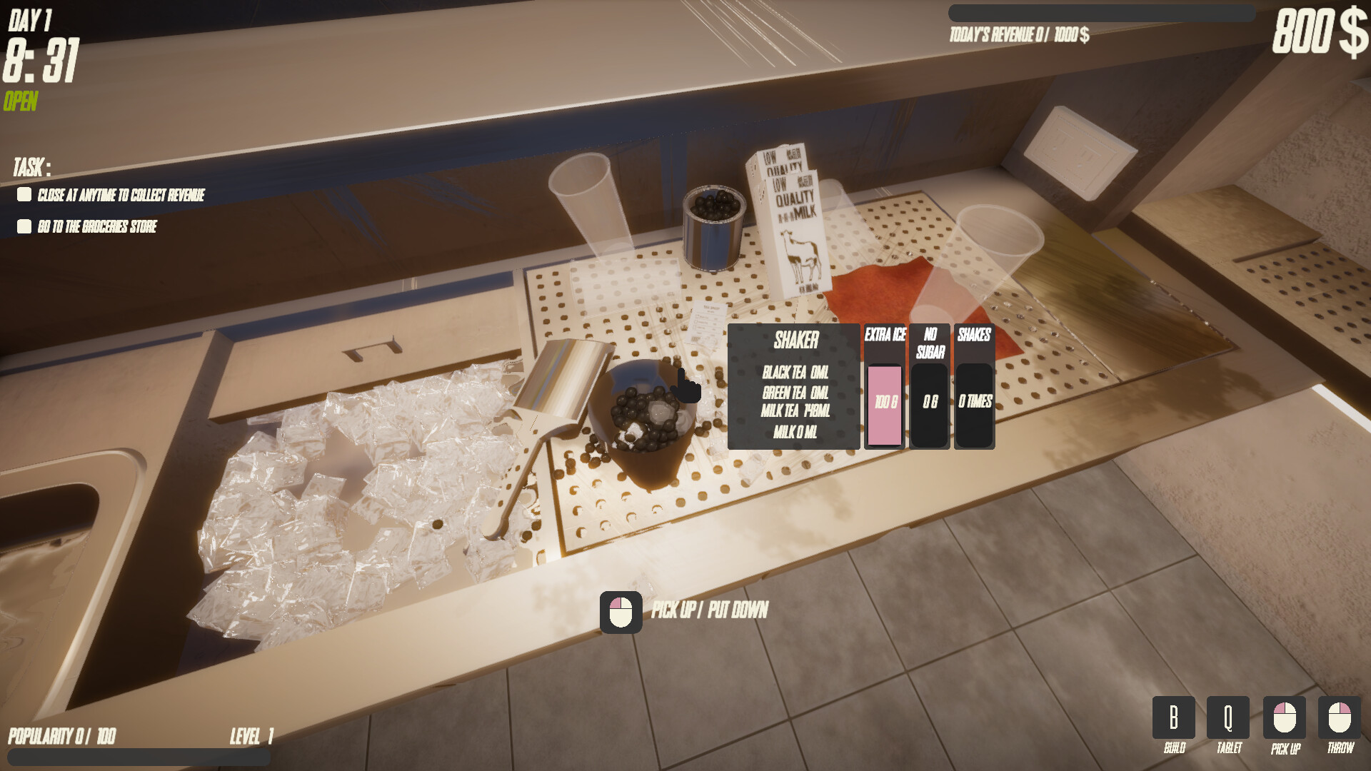 奶茶店模拟器/Boba Tea Shop Simulator 奶茶店模拟器/Boba Tea Shop Simulator