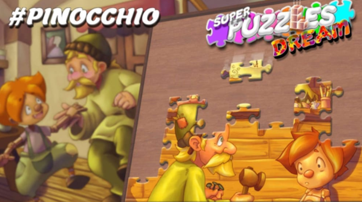 《#匹诺曹：超级拼图梦 #pinocchio, Super Puzzles Dream》Switch英文版NSP下载-星玥资源网