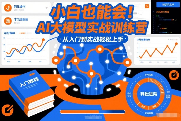 小白也能会！AI大模型实战训练营，从入门到实战轻松上手-星玥资源网