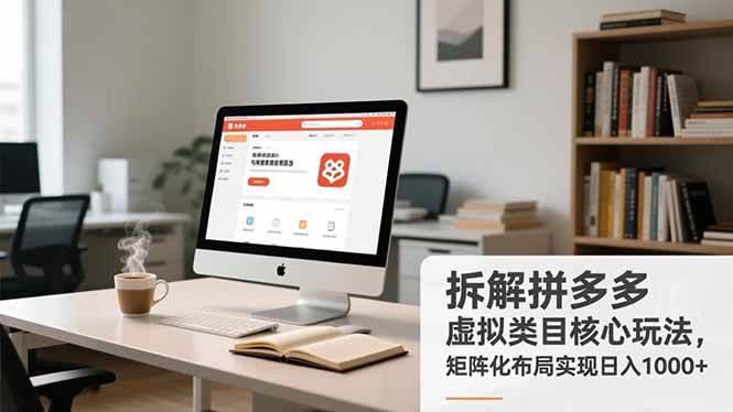 （16906期）拆解拼多多虚拟类目核心玩法，矩阵化布局实现日入1000+-星玥资源网