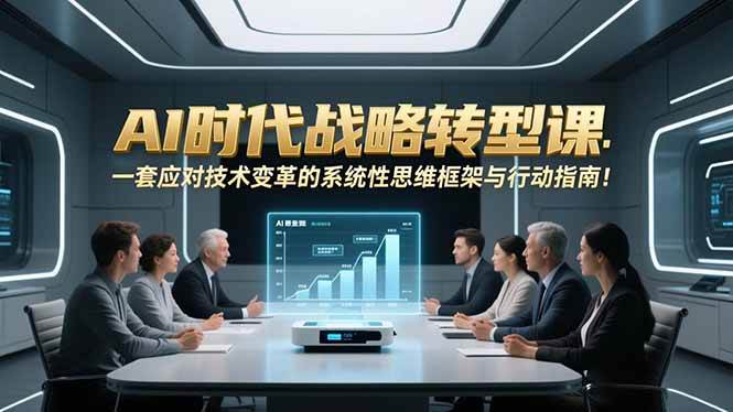 (16989期)AI时代战略转型课:一套应对技术变革的系统性思维框架与行动指南! (16989期)AI时代战略转型课:一套应对技术变革的系统性思维框架与行动指南!