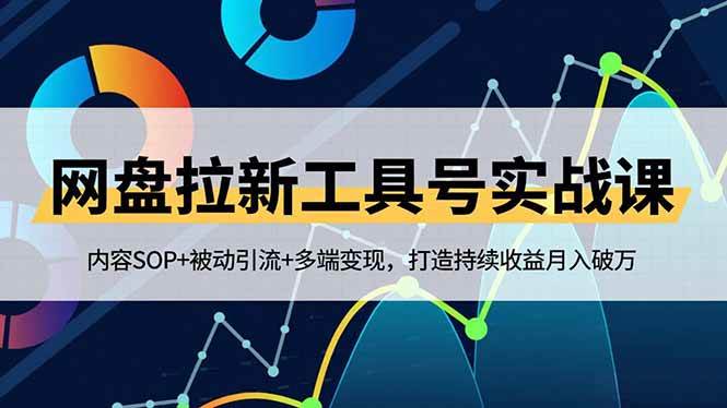 （16687期）网盘拉新工具号实战课，内容SOP+被动引流+多端变现，打造持续收益月入破万-星玥资源网