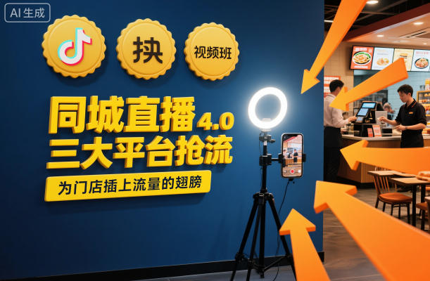 同城直播实操班4.0，三大平台抢流，为门店插上流量的翅膀-星玥资源网