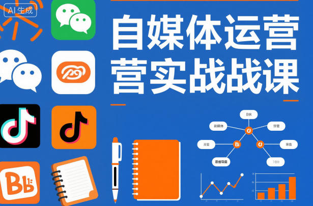 自媒体运营实战课，掌握一套系统的自媒体运营底层方法论，成为优秀的内容创作者-星玥资源网