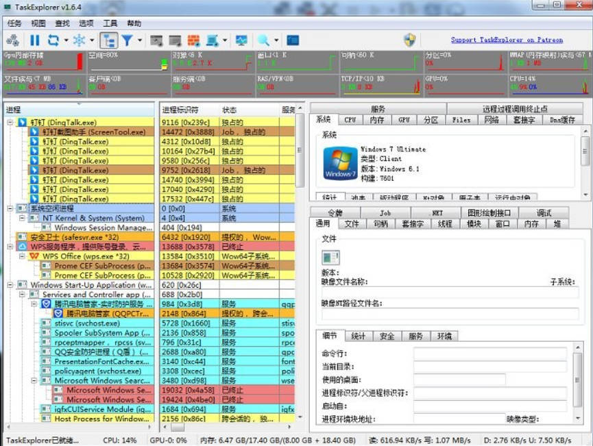 进程监控工具Task Explorer v1.7.1-星玥资源网