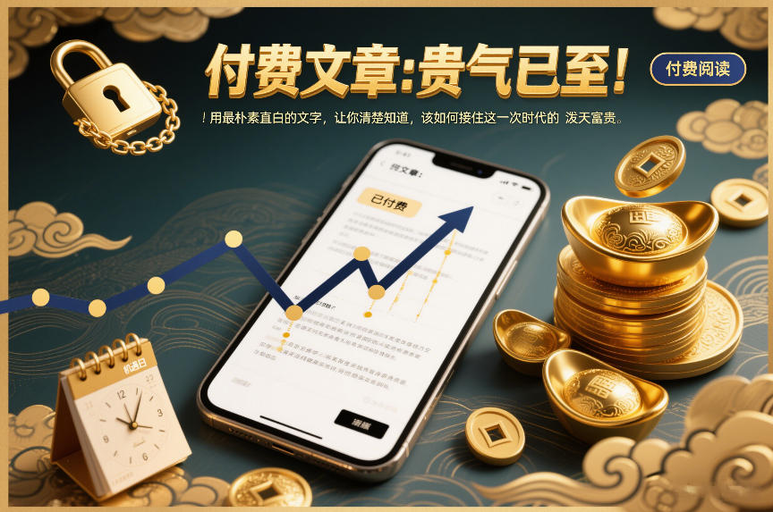 付费文章：贵气已至！用最朴素直白的文字，让你清楚知道，该如何接住这一次时代的泼天富贵-星玥资源网