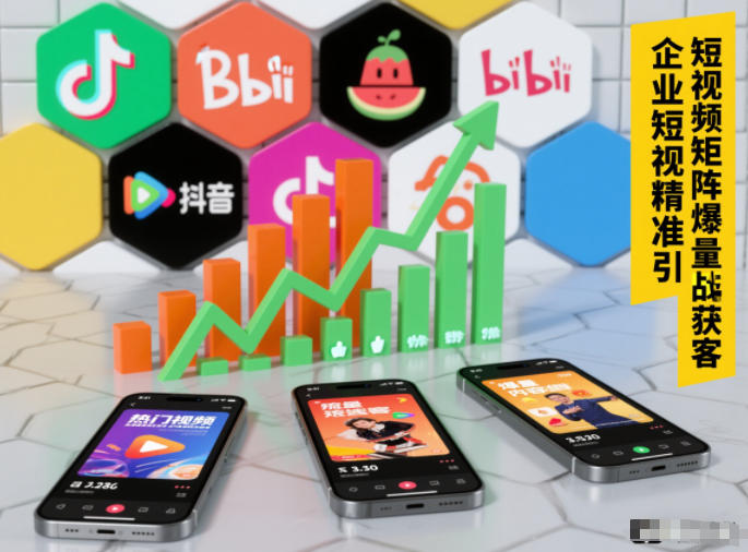 企业短视频精准引流矩阵获客，短视频矩阵爆量战法-星玥资源网