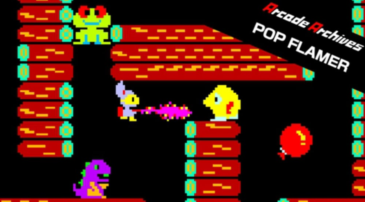 《街机：POP火焰 Arcade Archives POP FLAMER》Switch英文版NSP下载-星玥资源网