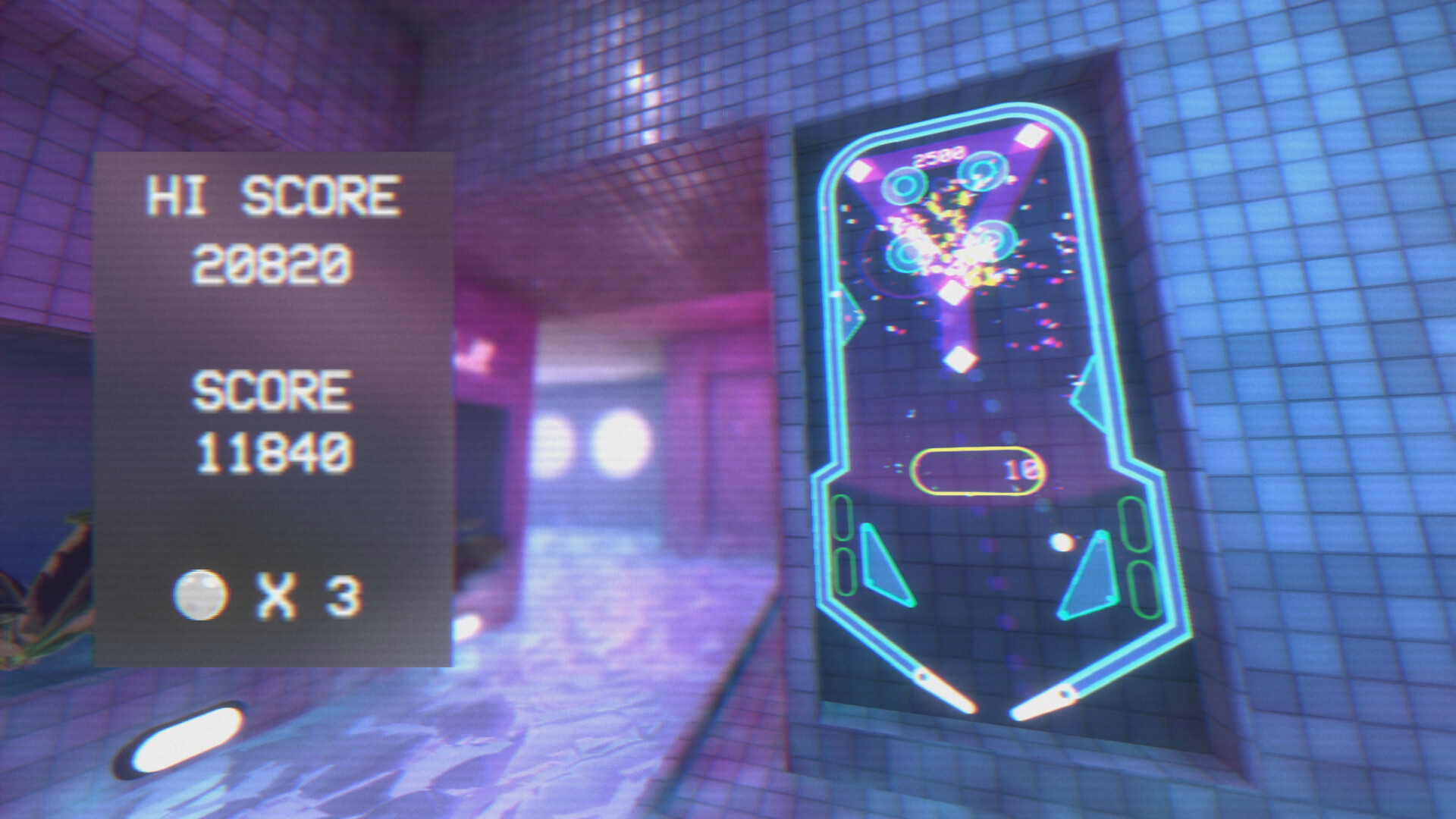 蒸汽波弹子球/Vaporwave Pinball