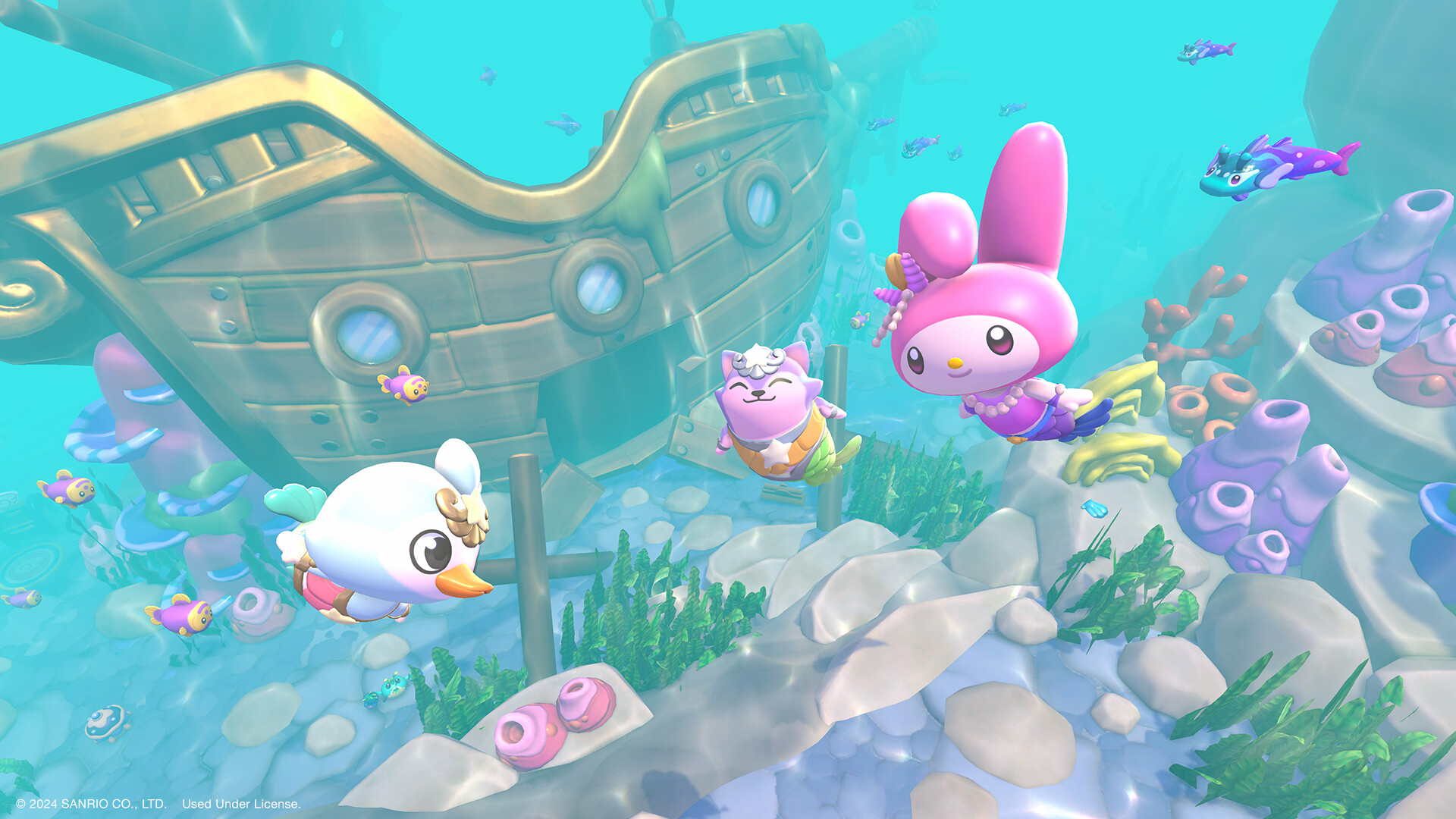 switch游戏《凯蒂猫岛屿冒险 Hello Kitty Island》美版中文+2.9.1补丁+2DLC+金手指-星玥资源网