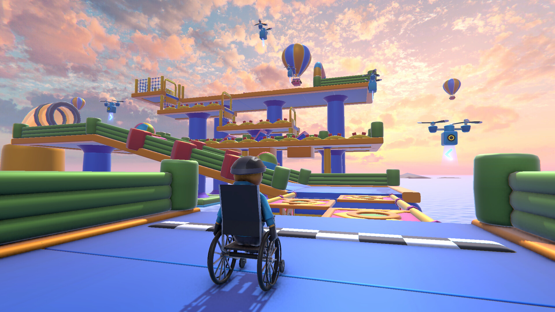 轮椅模拟器/4Wheel Challenge