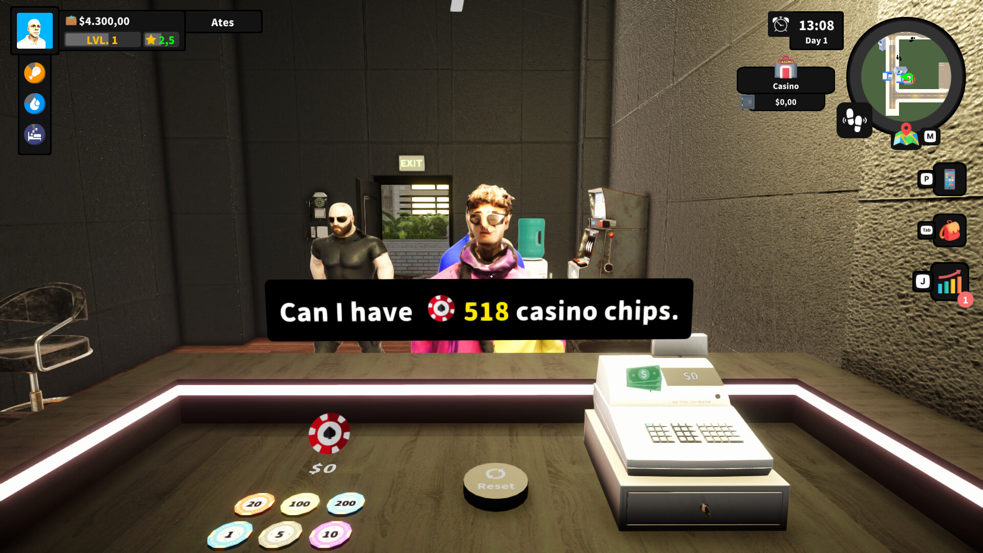 赌场经营模拟器/Casino Management Simulator-星玥资源网