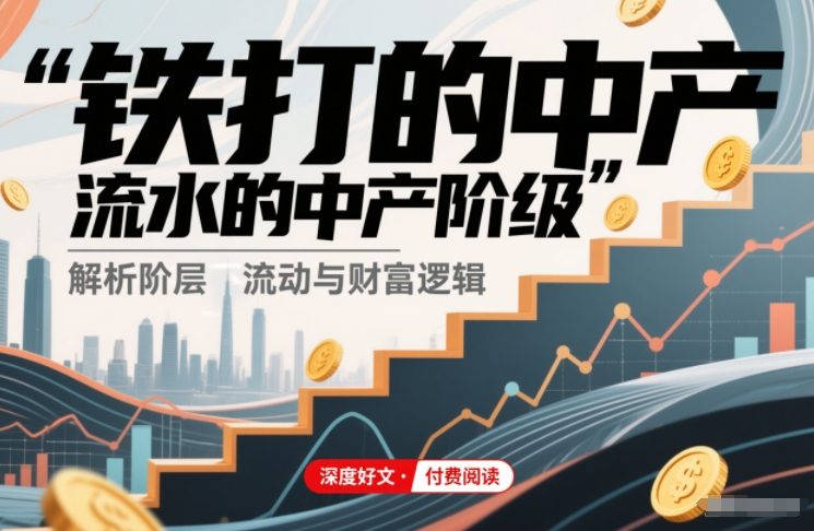 付费文章：铁打的中产，流水的中产阶级-星玥资源网